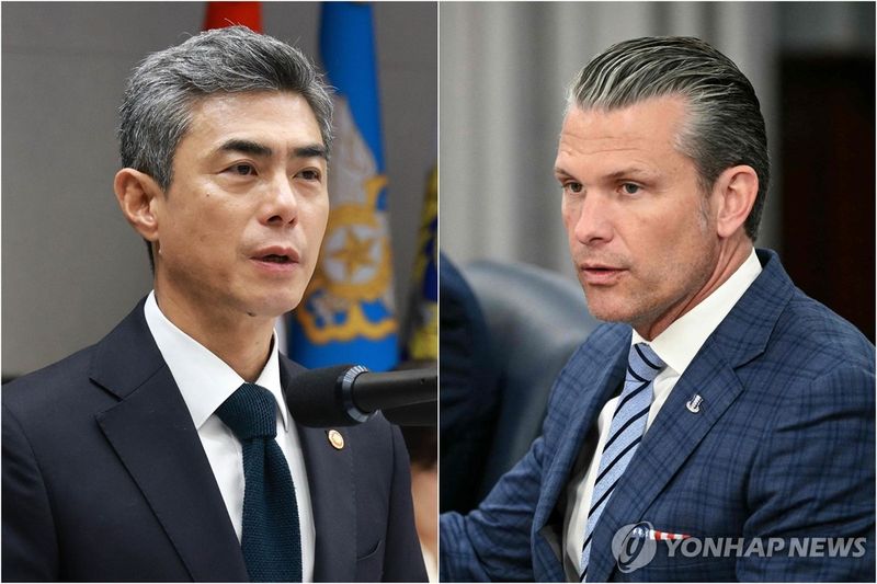 한미 국방장관 (출처=연합뉴스)