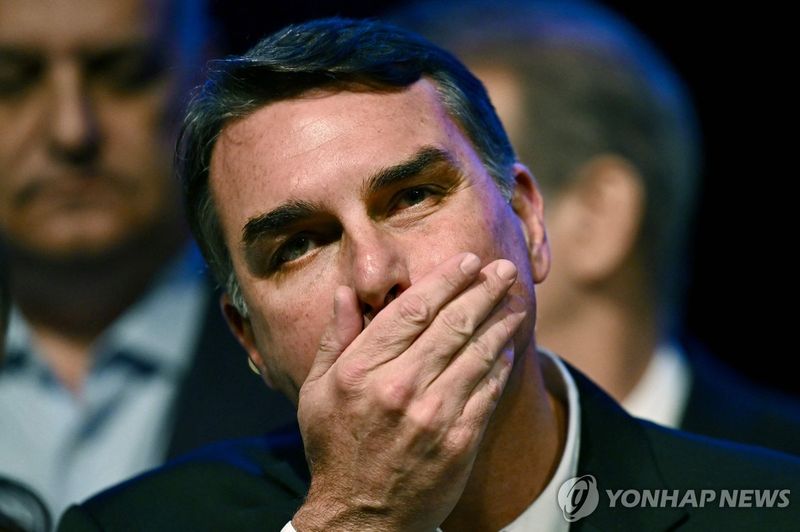 플라비우 보우소나루 브라질 상원의원. 연합뉴스