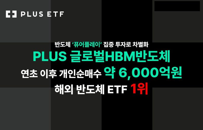 메모리 반도체 강세 타고…개미들 PLUS HBM ETF에 5900억
