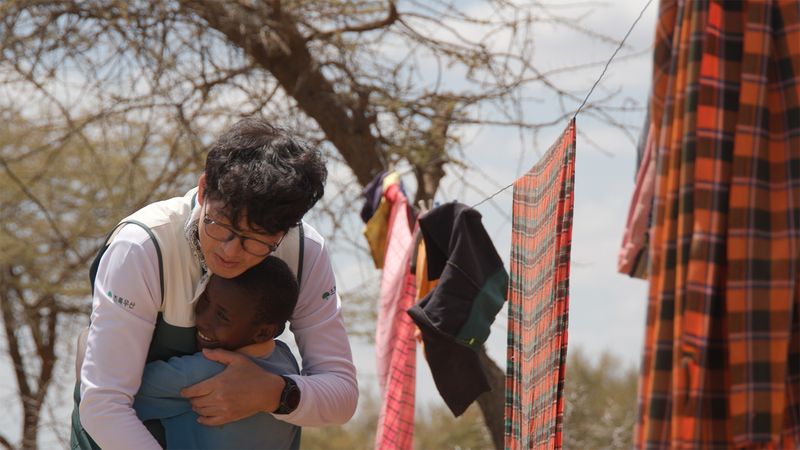 MBC 나눔 프로젝트 '희망의 발걸음' 특별방송의 한 장면. 초록우산 제공