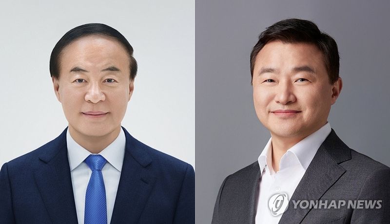 삼성전자 전영현·노태문 2인대표. 전영현 삼성전자 대표이사 부회장 겸 디바이스솔루션(DS)부문장(왼쪽)과 노태문 디바이스경험(DX)부문장 사장. 연합뉴스