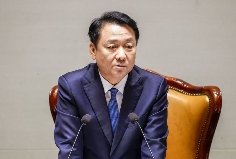 이광재 국회 예산결산특별위원장이 30일 서울 여의도 국회에서 열린 예산결산특별위원회의 2027년도 예산안 및 기금운용계획안에 대한 공청회에서 발언하고 있다. 뉴시스