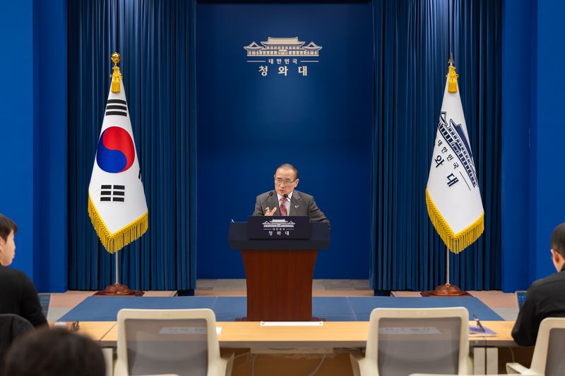 위성락 국가안보실장이 30일 청와대 춘추관에서 현안 관련 브리핑을 하고 있다 . (청와대 제공. 재판매 및 DB 금지) 2026.10.30 ⓒ 뉴스1 허경 기자